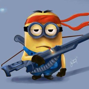 Rambo-style figure representing the take-no-prisoners attitude of sell-side traders