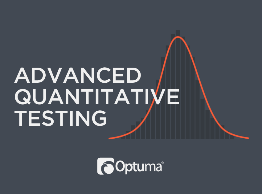 Promotional graphic for Optuma’s Advanced Quantitative Testing course showing course branding